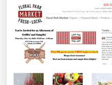 Tablet Screenshot of floralparkmarket.com